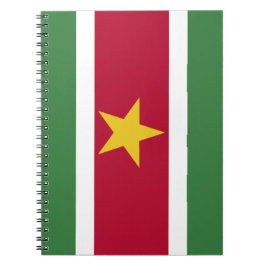 Suriname-Flagge Notizblock