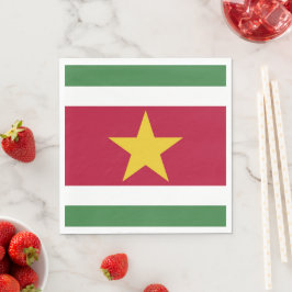 Suriname-Flagge Serviette