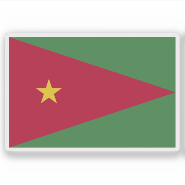 Suriname-Flagge (Vorschlag 2) Aufkleber (Vorderseite)