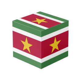 Suriname-Flagge Würfel