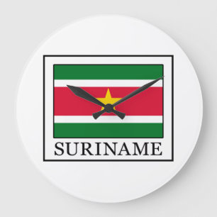 Suriname Große Wanduhr
