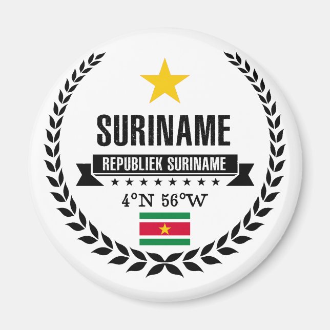 Suriname Magnet (Vorne)