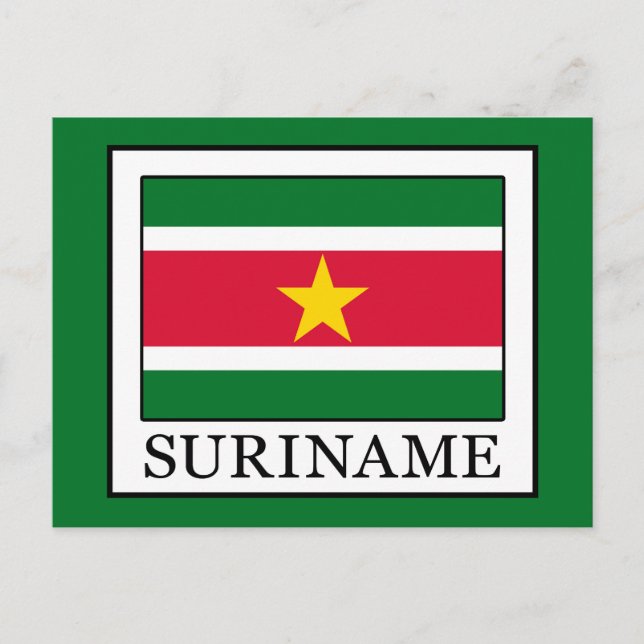 Suriname Postkarte (Vorderseite)