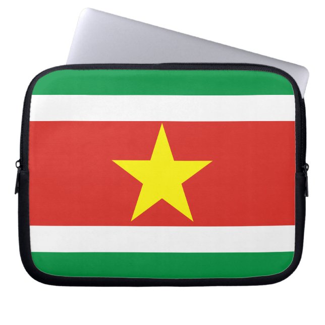 "Suriname Prive" Notebook-Sieb Laptopschutzhülle (Vorderseite)