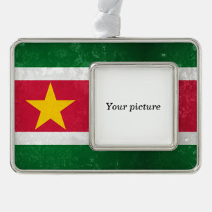 Suriname Rahmen-Ornament Silber