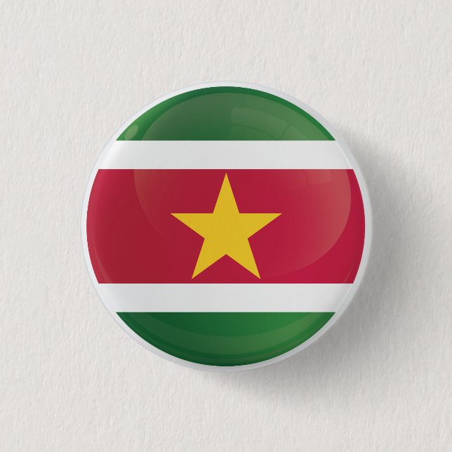 Suriname Round-Icon-Markierung Button (Vorderseite)