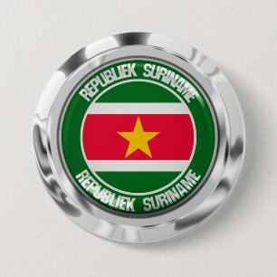 Suriname-RundEmblem Button