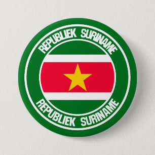 Suriname-RundEmblem Button
