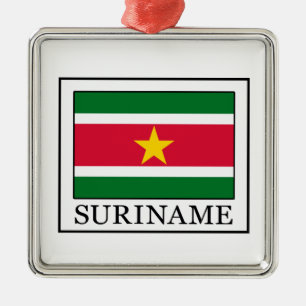 Suriname Silbernes Ornament