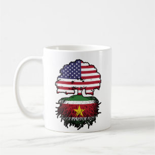 Suriname Surinamese American USA Tree Roots Flag Kaffeetasse