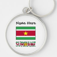 Surinamese Flag and Suriname Personalized 