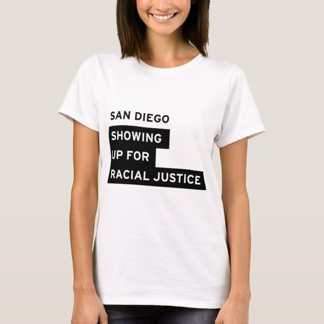 SURJ San Diego Logo Wear T-Shirt (Vorderseite)