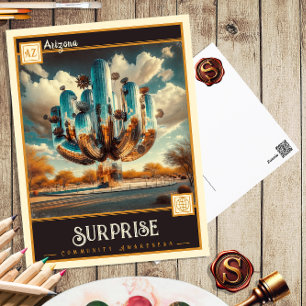Surprise, Arizona   Antike Postkarte