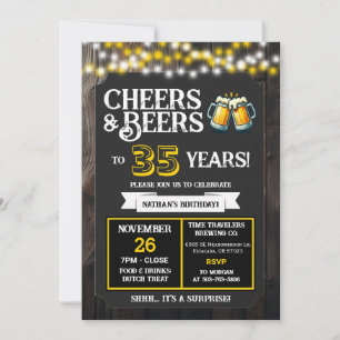 Surprise-Brauerei feiert 35 Jahre Cheers und Beers Einladung