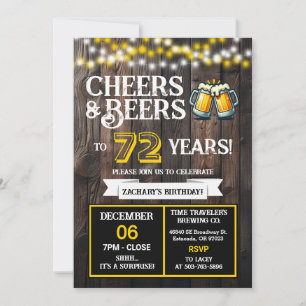 Surprise-Brauerei prostet 72 Jahren zu Einladung