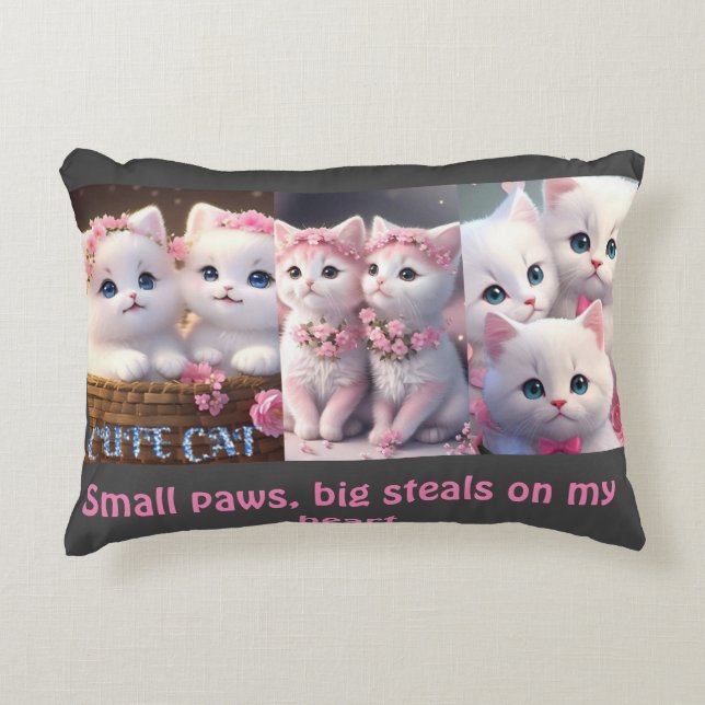 Surprise ! C'est Kittens ! - Adorable Coussin CaAc (Devant)