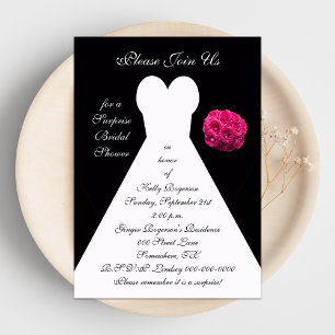 SURPRISE Invitation de douche nuptiale