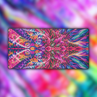 Surreal-Abstrakte Blätter für Wasserfarben Schreibtischunterlage