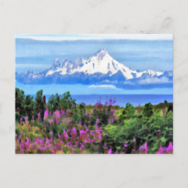 Surreal Alaskan Wilderness Postkarte