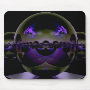 Surreal Alien Landscape - Seltsames Lila Licht Mousepad