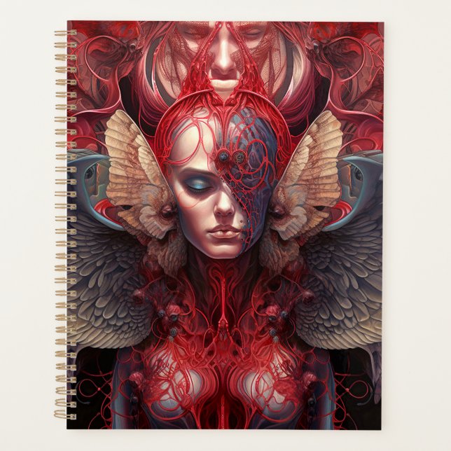 Surreal Angel Artwork Planer (Vorderseite)