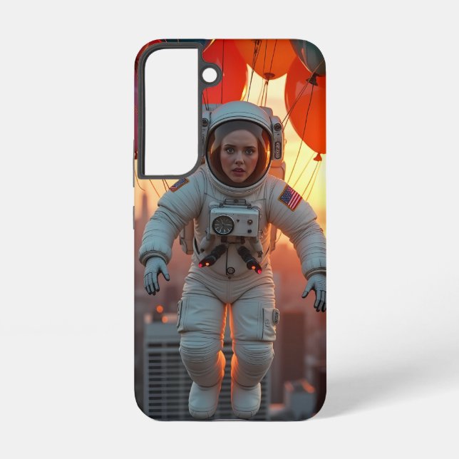 Surreal Astronaut Samsung Cover  Samsung Galaxy Hülle (Rückseite)