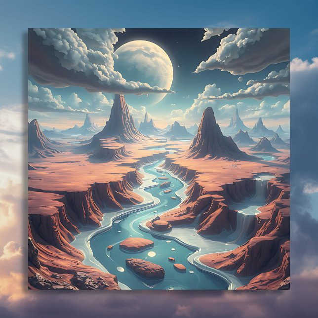 Surreal Ätherische Landschaft | Magische Welt Poster (Von Creator hochgeladen)