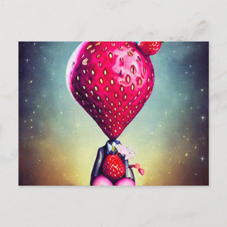 Surreal Berry Boy Postkarte