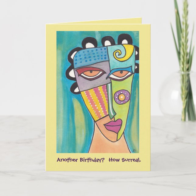 Surreal Birthday Card Karte (Vorderseite)