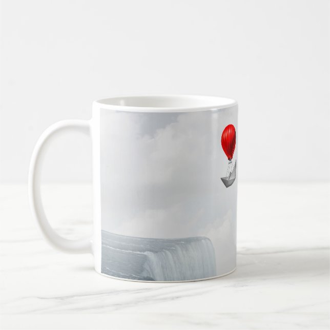 Surreal Concept and Creative Solution Metapher as  Kaffeetasse (Links)
