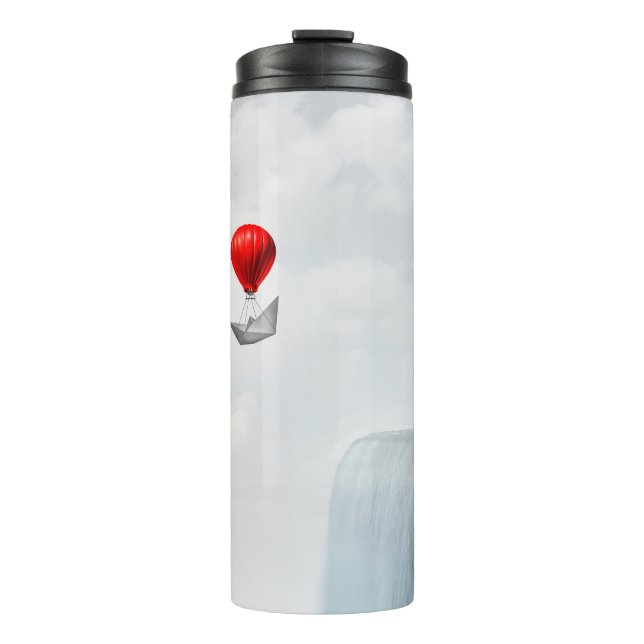 Surreal Concept and Creative Solution Metapher as  Thermosbecher (Vorderseite)