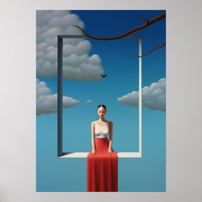 Surreal Dreamscape Poster von Rafal Olbinski - Abs (Vorne)