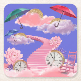 Surreal Dreamy Landscape Untersetzer Set