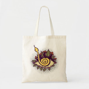 Surreal Fall Eye Schlange und Pilz - Seltsame Natu Tragetasche