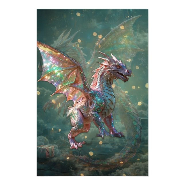 *~* Surreal Fantasy Dragon Wall Art 34 Fotodruck (Vorne)