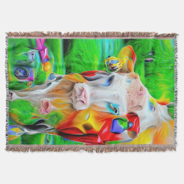 Surreal Farm Art Decke (Vorderseite)