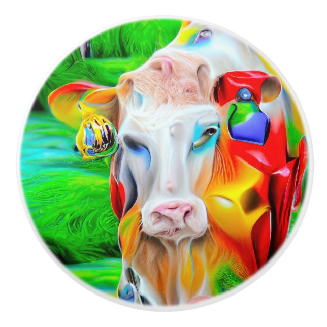 Surreal Farm Art Keramikknauf (Vorderseite)