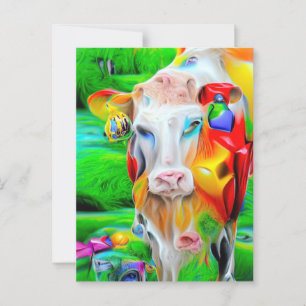 Surreal Farm Art Postkarte