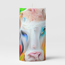 Surreal Farm Art Stumpenkerze