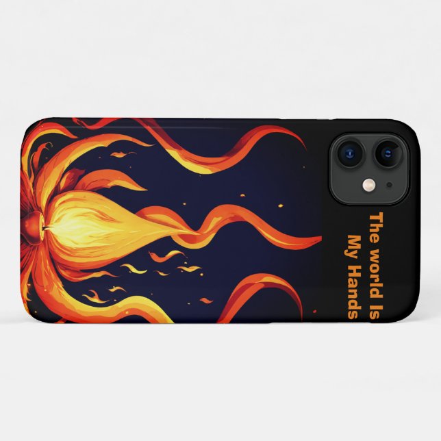 "Surreal Flame Vector Art-4K Render for - - Case-Mate iPhone Hülle (Rückseite (Horizontal))