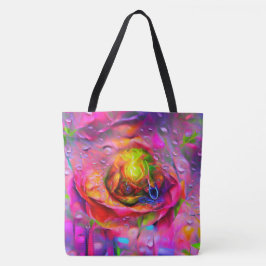 Surreal Floral Art Tasche