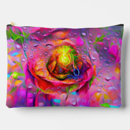 Surreal Floral Art Zubehörtasche