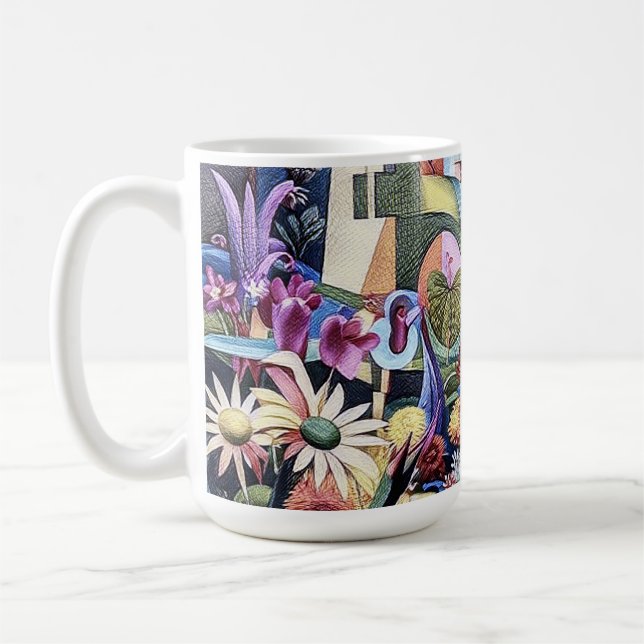 Surreal Garden - Blumenbild 1 Kaffeetasse (Links)