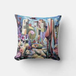 Surreal Garden - Blumenbild 1 Kissen