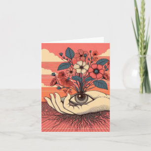 Surreal Gardeners Hand mit jeden Anlässen Karte