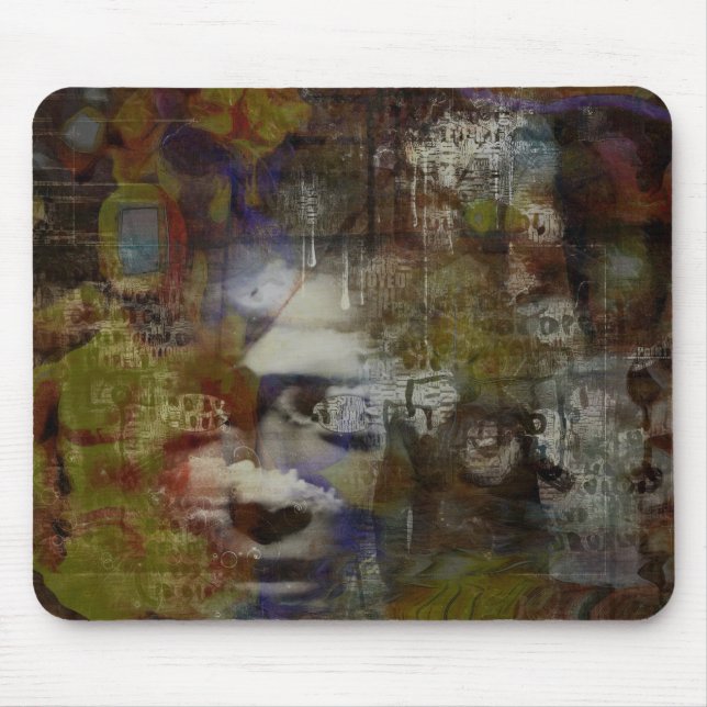 Surreal-Geistermaske Mousepad (Vorne)