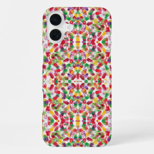 Surreal Kaleidoskop Pop Art iPhone 16 Plus Hülle