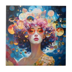 Surreal Lady Fantasy Art Fliese