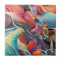 Surreal Landschaft Tile