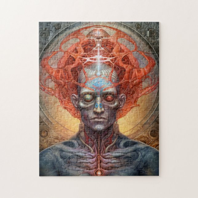 Surreal Man Visionary Art (Vertikal)